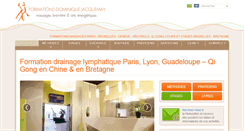 Desktop Screenshot of lympho-energie.com